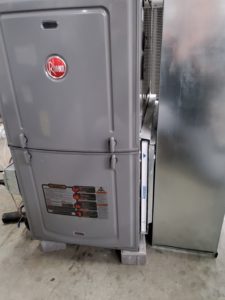 insert new filter with arrow pointing away from furnace