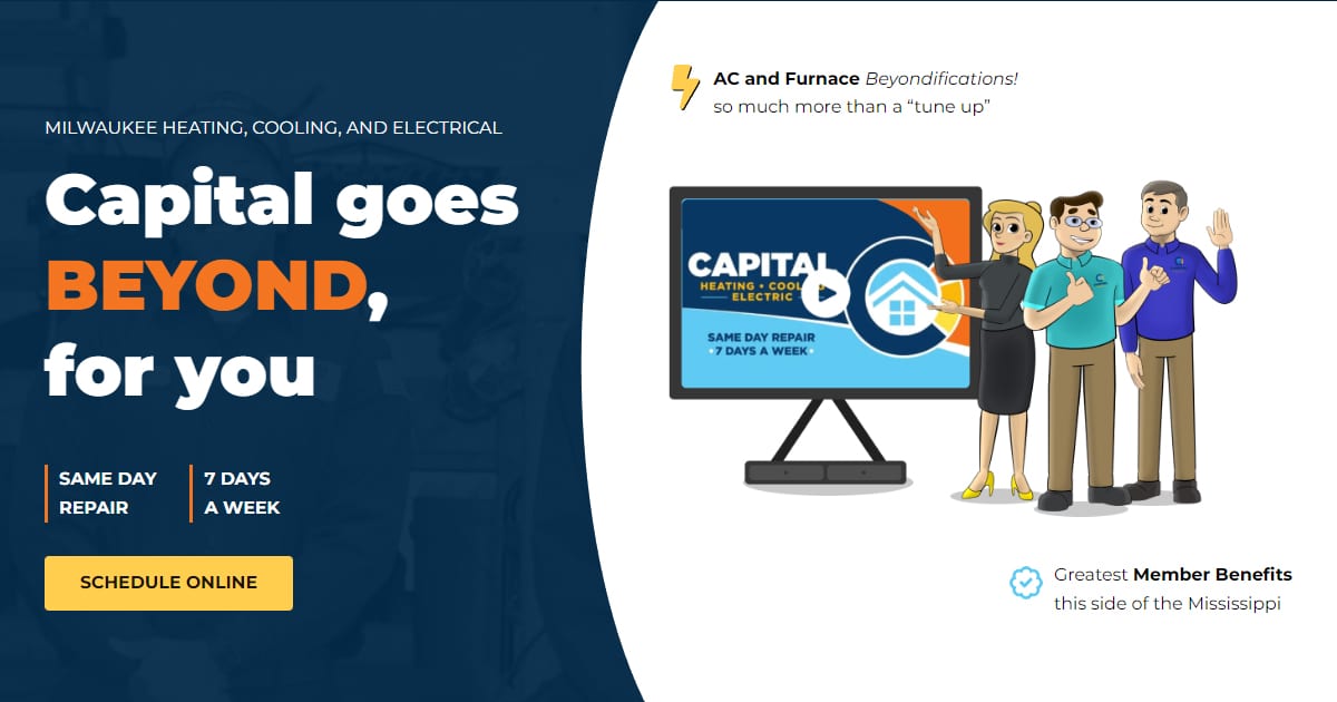 Capital Heating, Cooling, Electric, and Plumbing - Hvac in Milwaukee