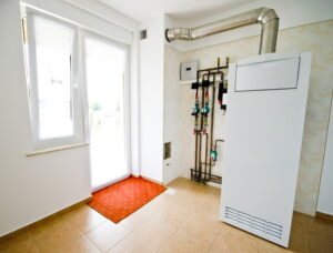 room with a boiler
