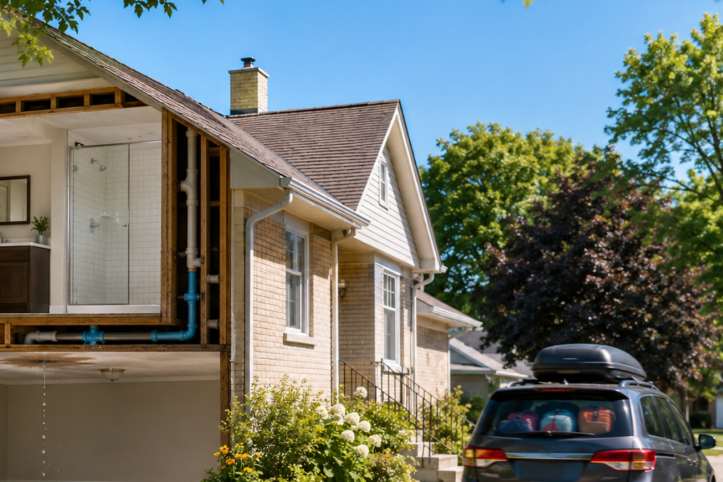 how to prepare plumbing for vacation